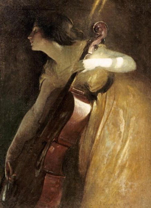 A Ray of Sunlight (The Cellist)