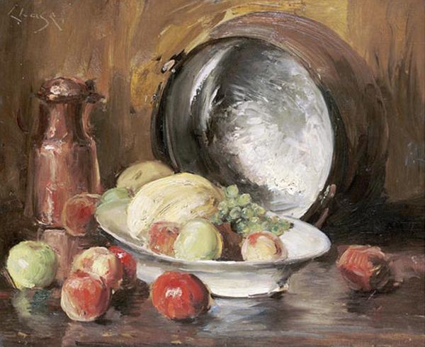 Still Life With Fruit and Copper Pot