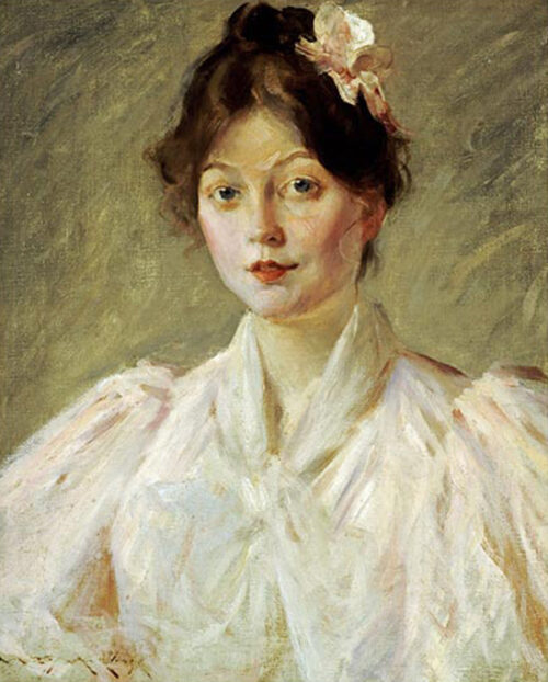 Young Woman In Pink