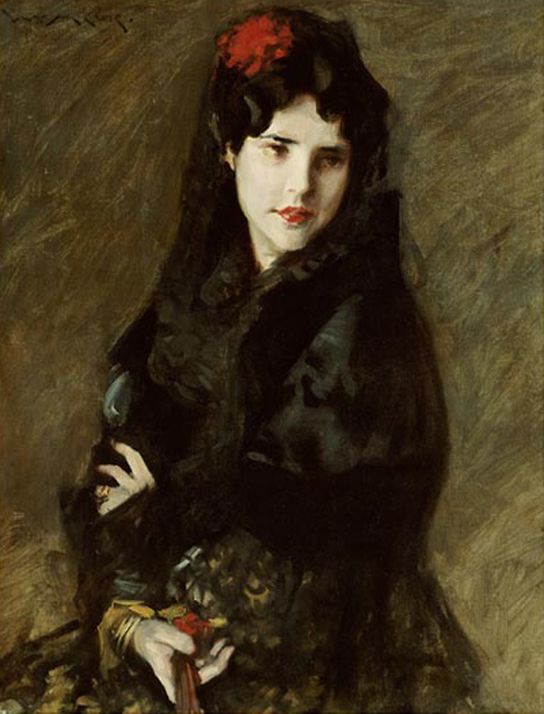 Mrs. Chase In Spanish Costume