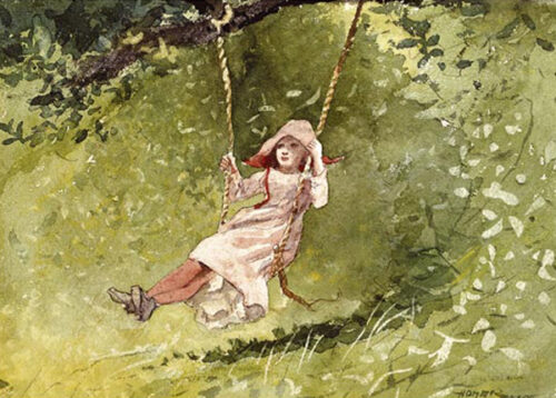 Girl On a Swing