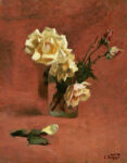 Still Life With Roses In a Glass