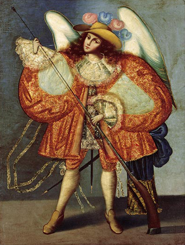 Arcangel con Arcabuz