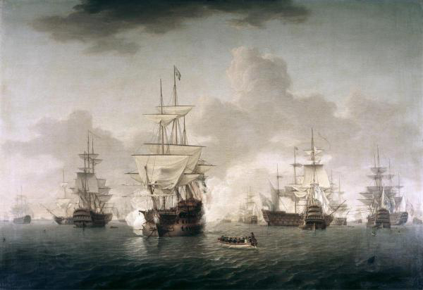 Admiral Lord Howe Joining His Flagship