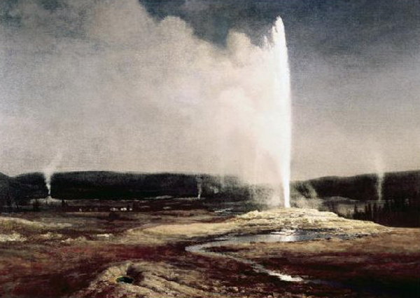 Geysers in Yellowstone Park