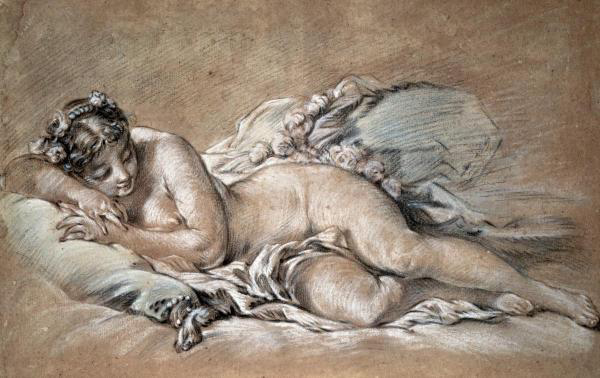 A Young Girl Sleeping