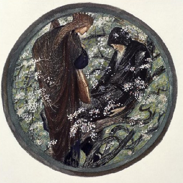 Witches Tree - Nimue Beguiling Merlin With Enchantment