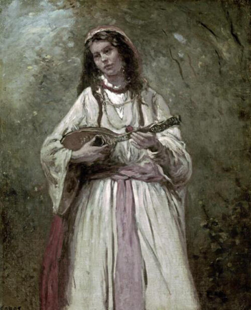 Gypsy Girl with a Mandolin