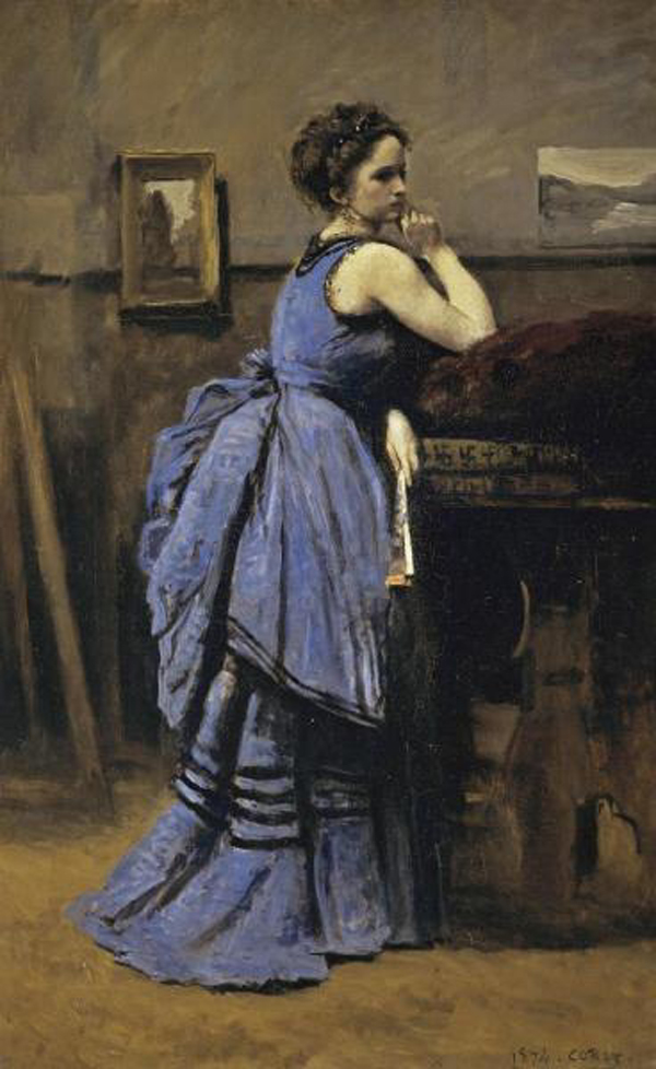 Woman in Blue