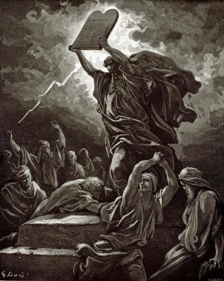 Moses Breaking the Tablets of the Law