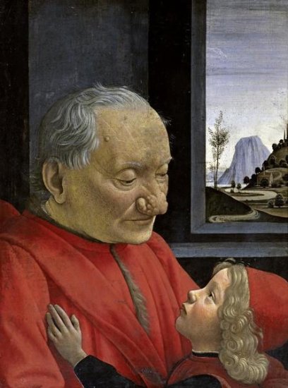 Portrait of an Old Man with His Grandson