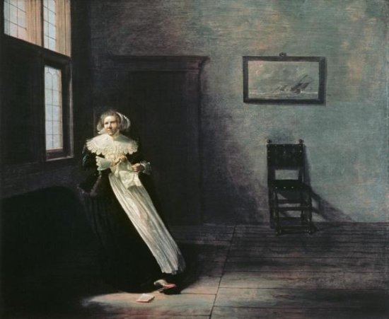 Woman Tearing Up a Letter