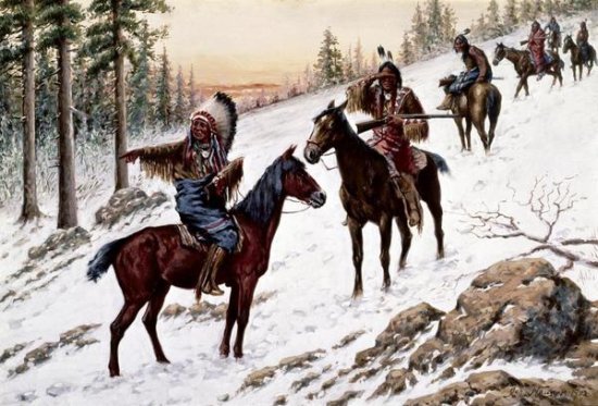 Indians On the Trail