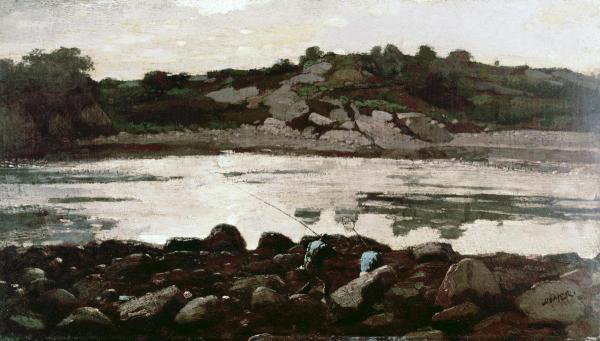 Fisherman on the Rocks