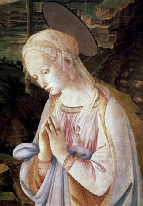 Madonna & Child With Angels - Detail