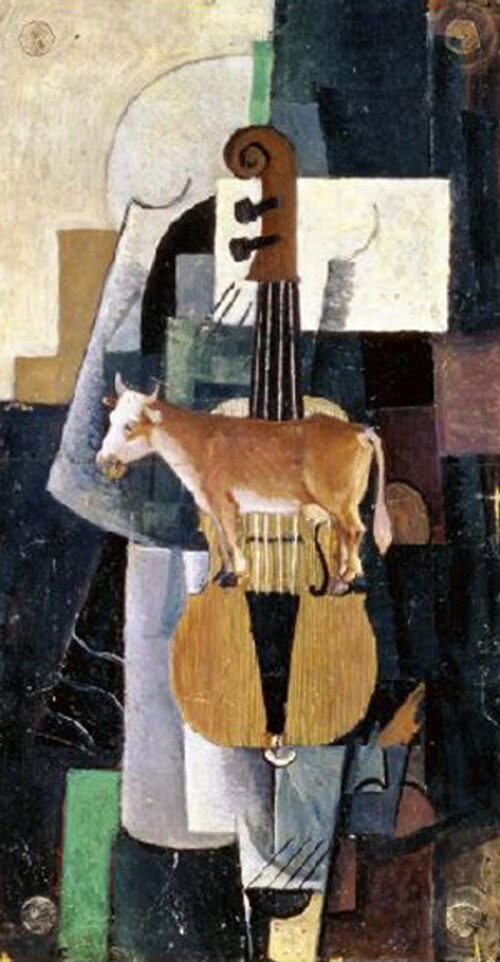 Cow and Violin 1913