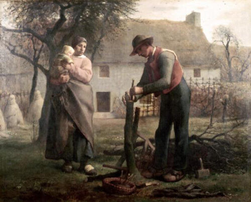 Peasant Grafting a Tree