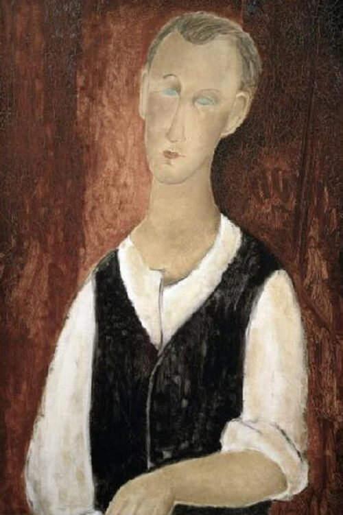 Young Man With a Black Vest