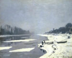 Ice Floes on the Seine at Bougival, 1868
