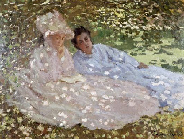 Madame Monet In The Garden