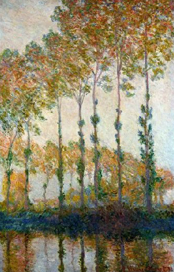 Poplar on the Epte in Autumn 1891