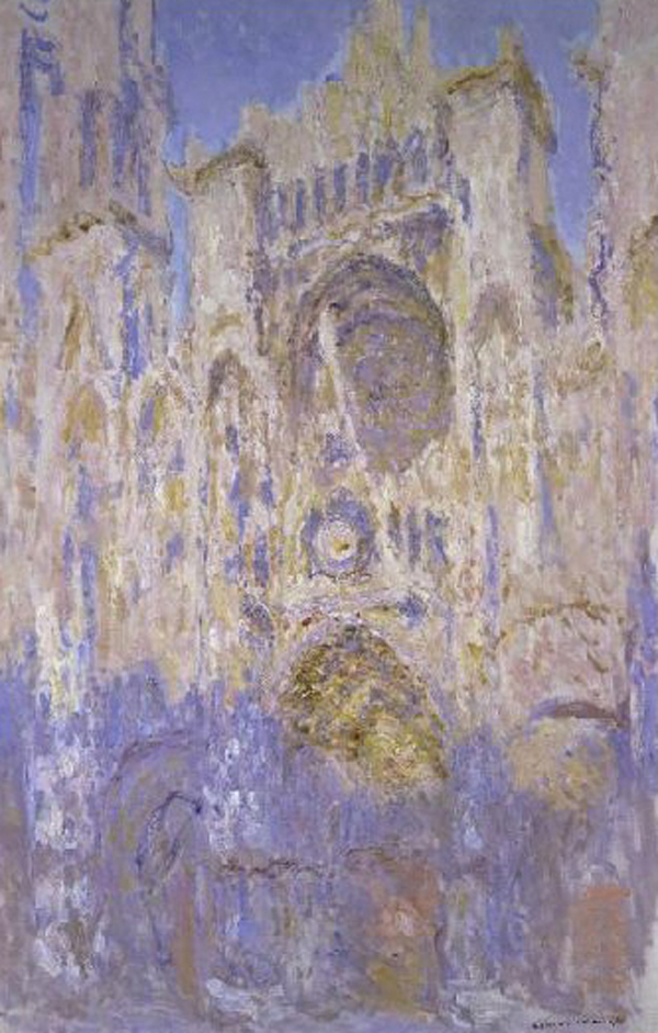 Rouen Cathedral, Effects of Sunlight, Sunset