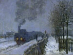 Train In The Snow