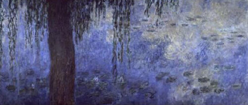 Water Lilies - Morning with Willows c. 1918-26 (right panel)