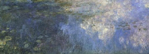 Water Lilies - The Clouds c. 1914-26 (left panel)