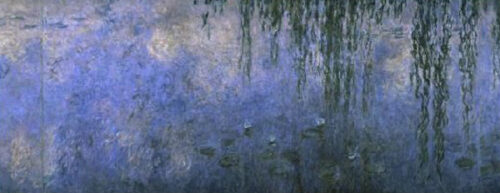 Water Lilies - Morning with Willows c. 1918-26 (center panel)