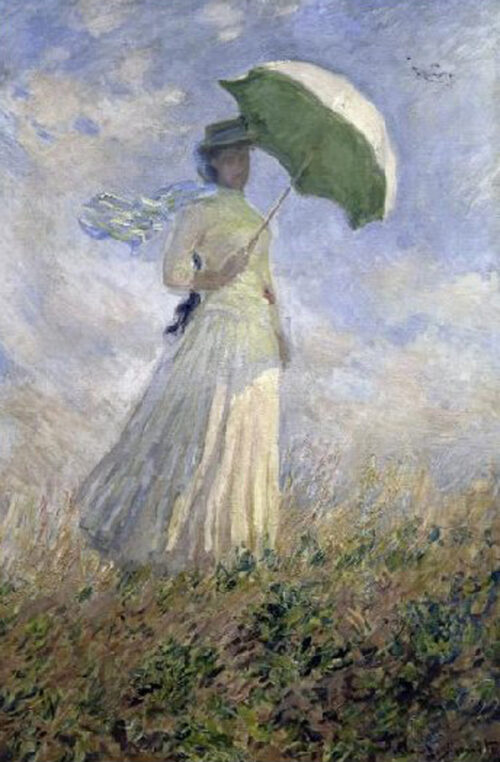 Woman with a Parasol turned toward the right