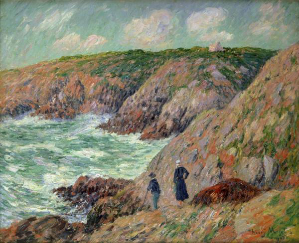 Falaise de Moellan Finistere