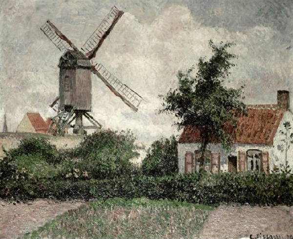 Moulin a Knocke, Belgique