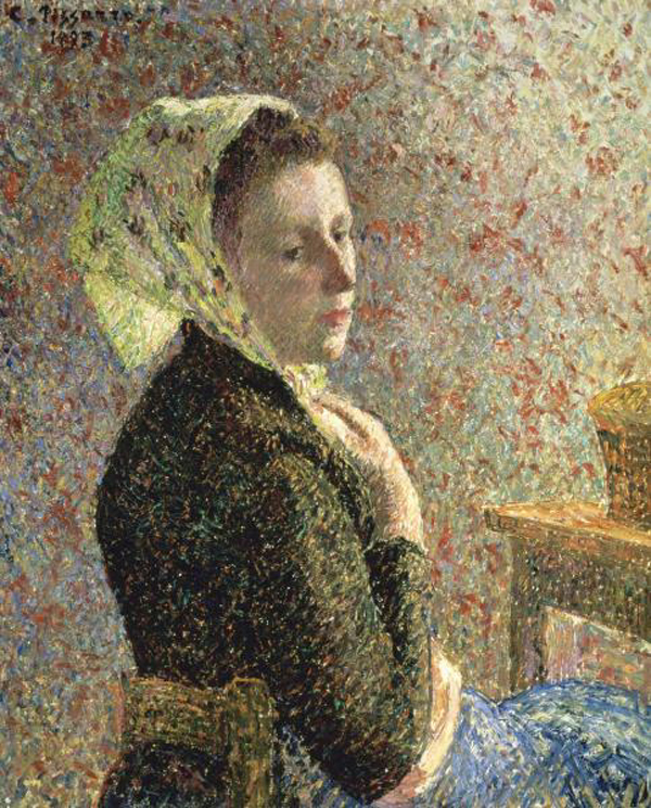 Woman with Green Scarf