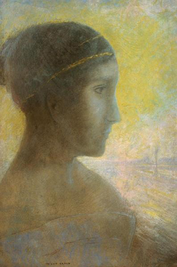 Head of a Young Woman in Profile