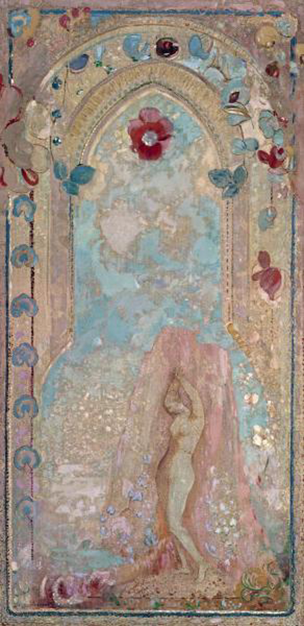Nude Woman Near Lake