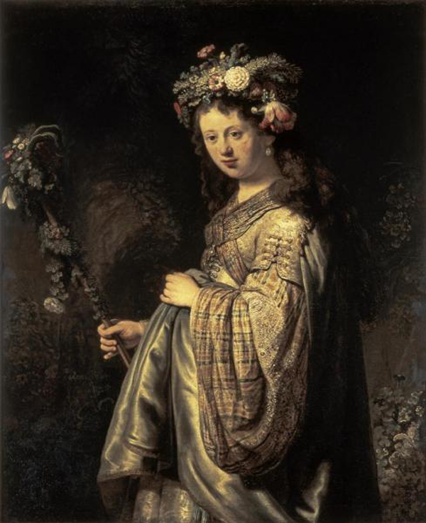 Saskia as Flora