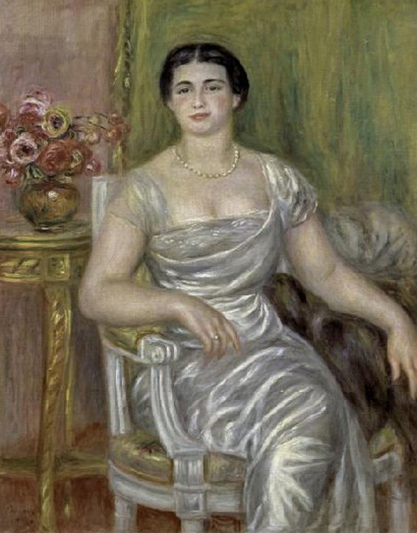 Portrait of the Poetess Alice Valliere