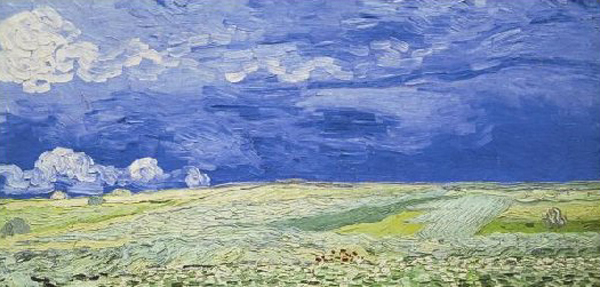Field under a Stormy Sky