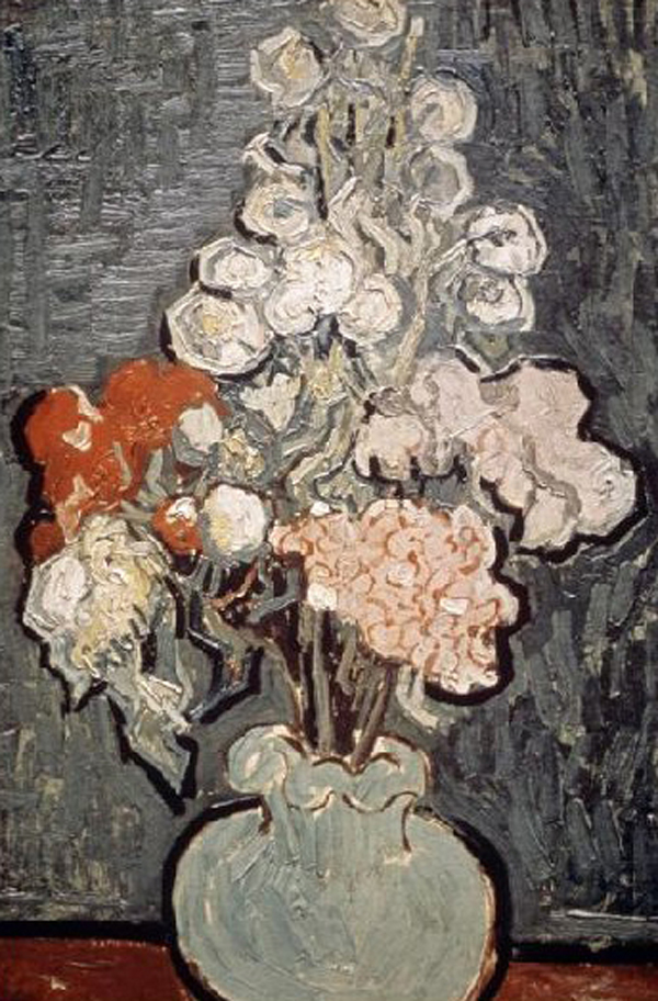 Still Life: Vase with Rose-Mallows