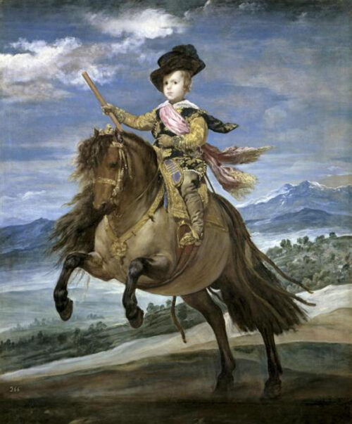 Prince Carlos Balthasar on Horseback