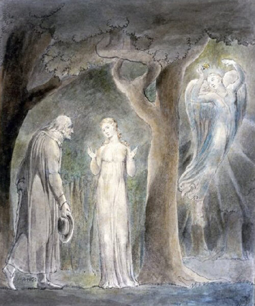Comus, Disguised as a Rustic, Addresses the Lady in the Wood