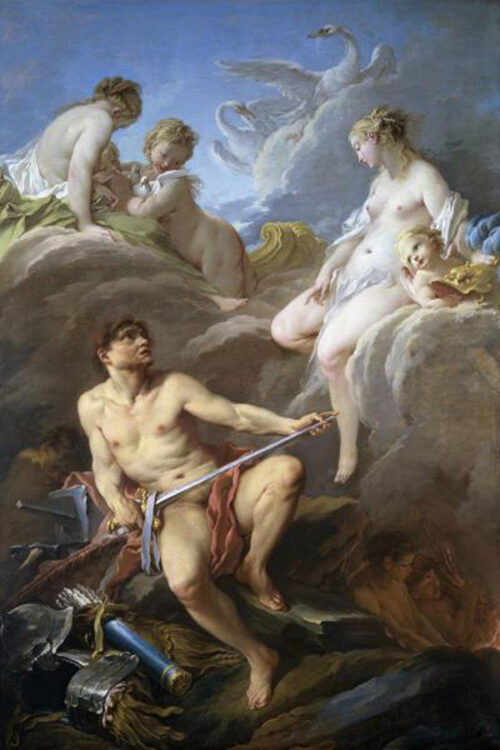 Venus Requesting Arms for Aeneas From Vulcan