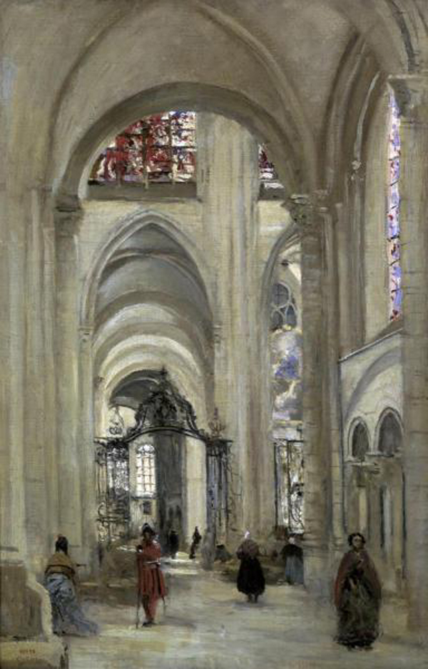 Interior of the Sens Cathedral
