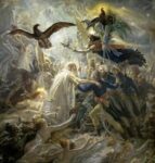 The Shadows of the French Warriors Led by Victory