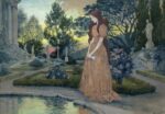 Young Lady In a Garden