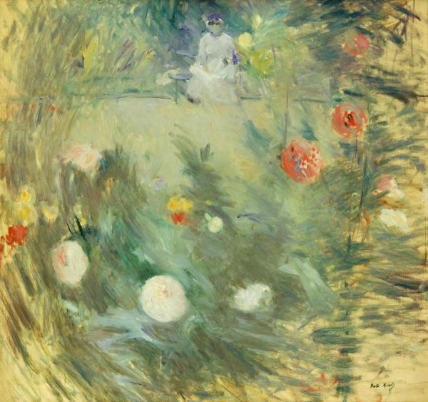 Nourrice au Fond d'un Jardin