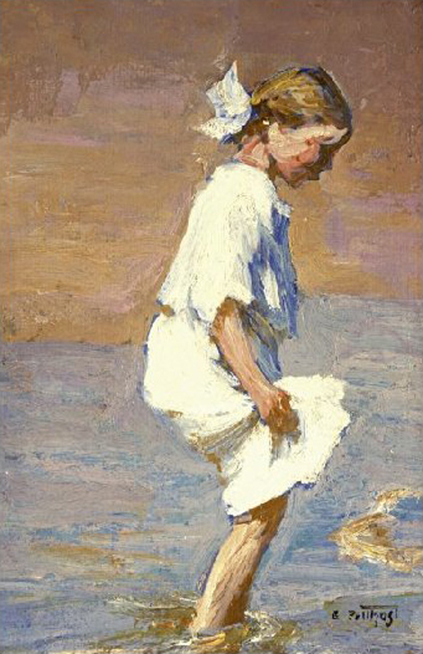 Wading at the Shore