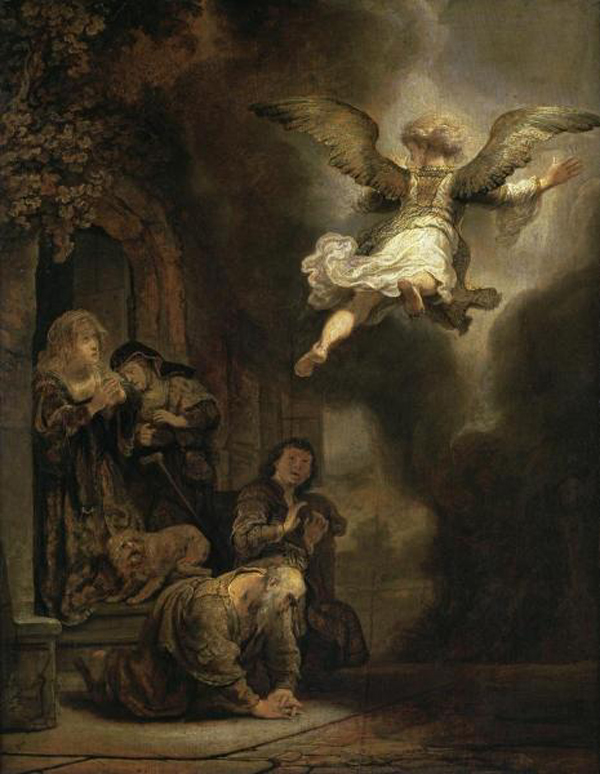 Archangel Raphael Leaving the Family of Tobias