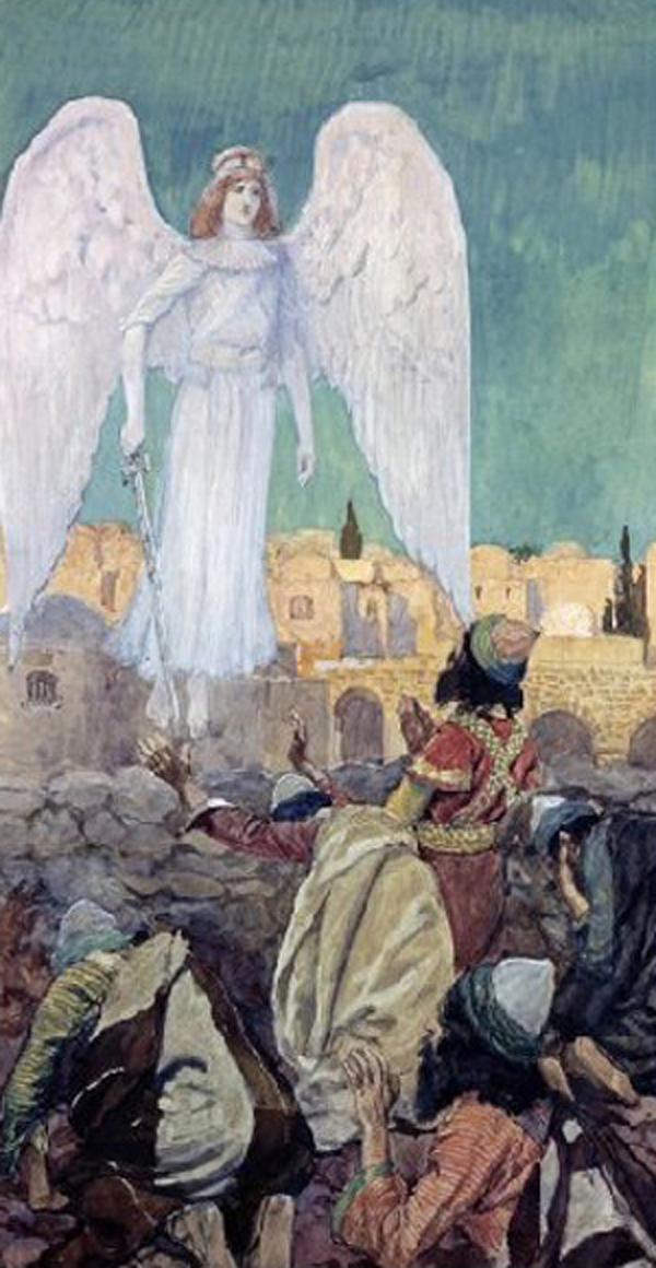 An Armed Angel Appears to Many